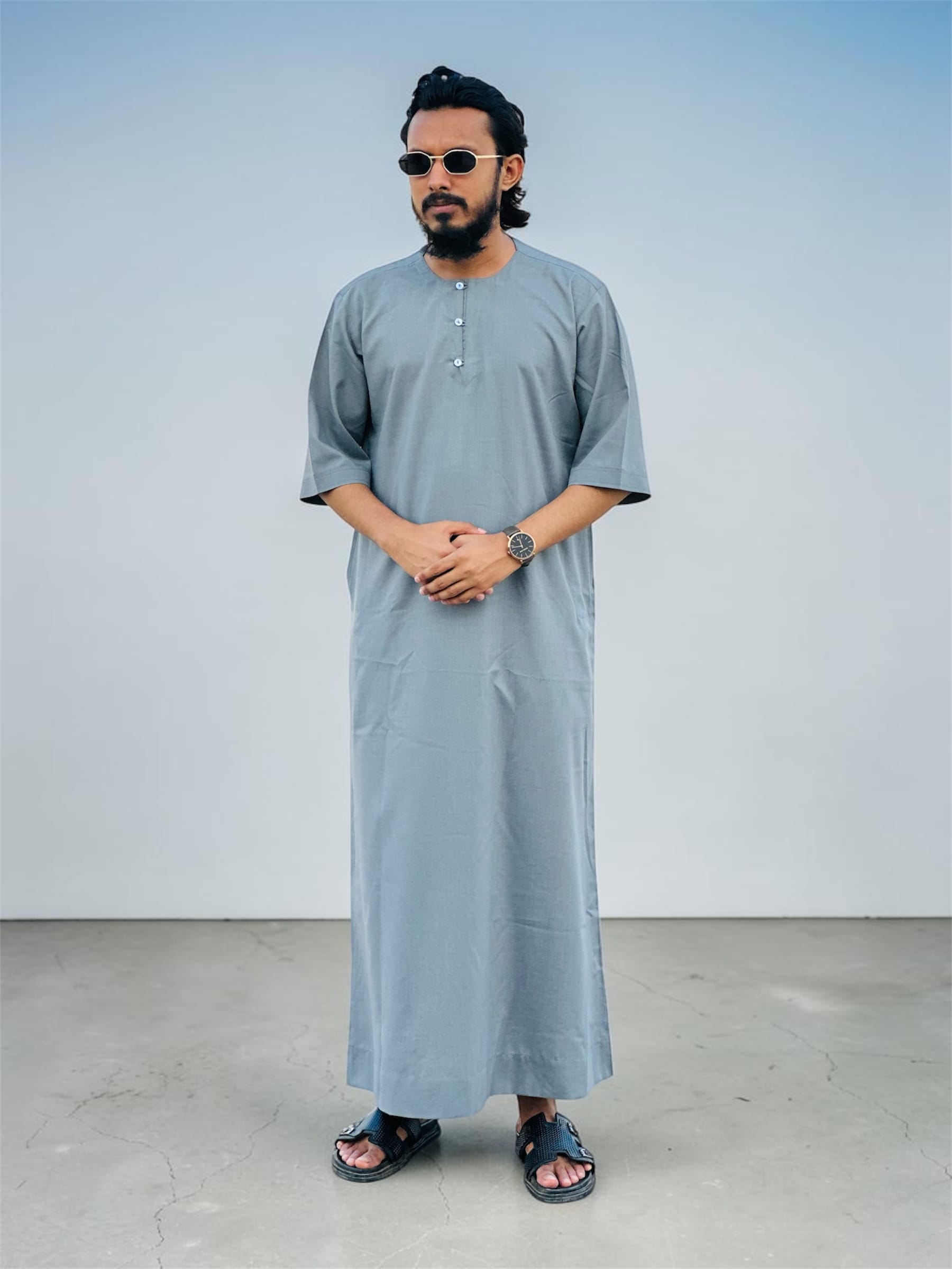 Zuhoor Premium Thobe — Look 4