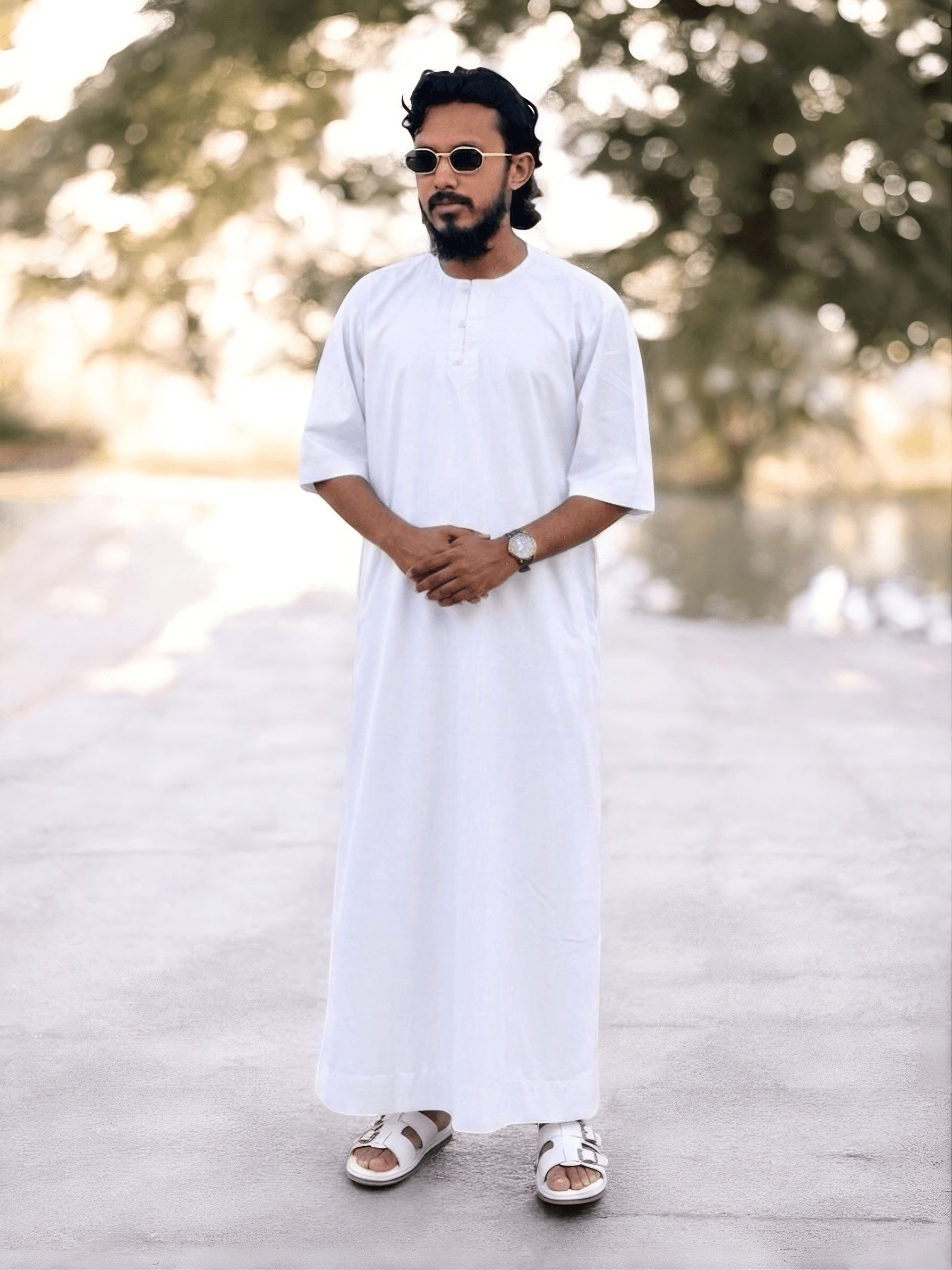 Zuhoor Premium Thobe — Look 6