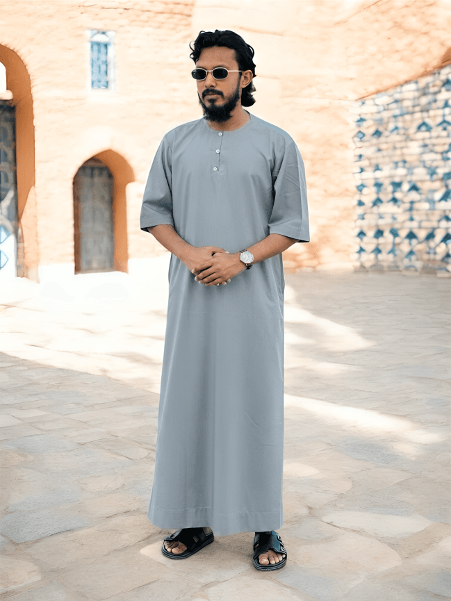 Zuhoor Premium Thobe — Look 8